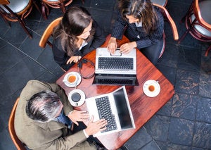 coffee shop workers