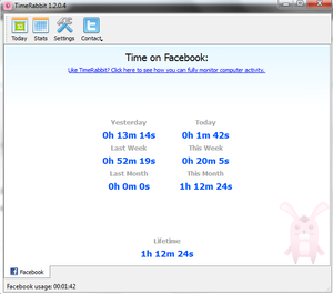 TimeRabbit stats big